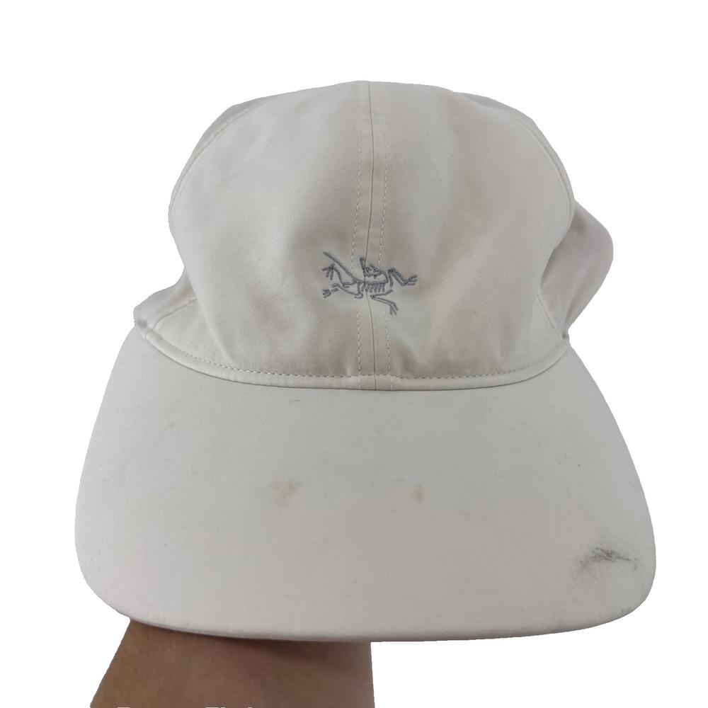 Arc'teryx Small Bird Cap Hat Women's Large XL White Adjustable Performance AS IS